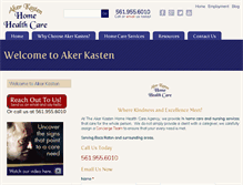 Tablet Screenshot of akhomehealth.com